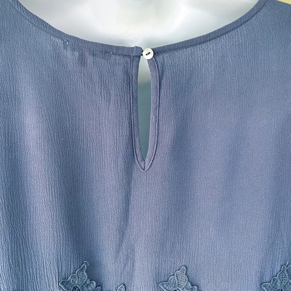 Jodifl Empire Waist Top Shirt Floral Lace Summer - Picture 6 of 7